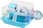 Guinea Pig Cage Hamster Gerbil Cage Pet Outgoing Cage Uncapped Small Animal Cage Hamster House for Dwarf Hamster Sugar Glider