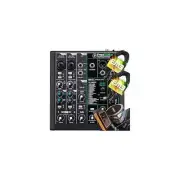 Mackie ProFX6v3 6-Channel Mixer with USB and Effects with Pair of EMB XLR Cable