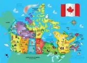 MasterPieces Canada Map 60 Piece Jigsaw Puzzle