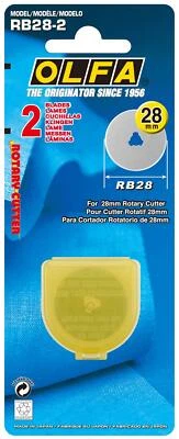 Olfa Rotary Blade Refill (2 Per Package) - 28mm