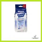Selleys Sugar Soap Wipes 25 Wipes Pack - Wall & Surface Cleaning Wipes