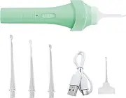 Ear Wax Removal Kit,Electric Ear Cleaning Tool With LED | Smart Reusable Safe Portable Device For Home Baby Travel Health Hygiene Personal Family Kids Adults