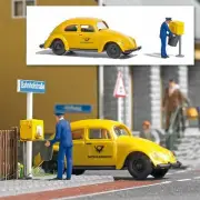 Mailbox emptying OO/HO gauge figures Busch 7887