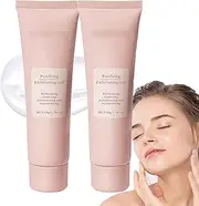 Purifying Exfoliating Gel, Tanrewsis Exfoliation, Tanrewsis Exfoliating Cream, Exfoliate Skin Care Facial Scrub for Body & Face, Moisturizing Exfoliatin g Facial Cleanser for All Skin (2PC)