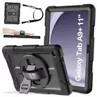 Case for Samsung Galaxy Tab A9+/A9 Plus Case 11" 2023 A9 Plus 11 inch A-Black