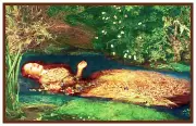 Ophelia by Sir John Everett Millais Counted Cross Stitch Pattern