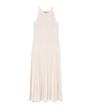Long Dress Sleeveless Lurex-Effect S,M White