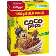 Kellogg's Coco Pops Chocolatey Breakfast Cereal Bulk Pack 950g