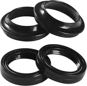 33x45x8 10.5 Front Fork Oil Seal & Dust Cover For KX80 E2-E3 For TS185 BURGMAN 125 RV 125 VAN VAN NEW BURMAN 200(2pcs oil 2pcs dust)