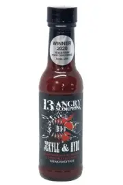 13 Angry Scorpions Jekyll & Hyde Scorpion Chipotle Hot Sauce 150ml - Featured...