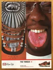 1998 Marc Ecko Sneakers/Apparel Print Ad/Poster Tongue Clothing Fashion Art 90s