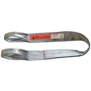 Dayton 2Mjx4 Web Sling, Type 3, 10 Ft L, 4 In W, Polyester, Gray