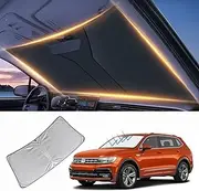 Windshield Sun Shade for Volkswagen Tiguan Passat Front Window Shades Cover for Windshield Sun Visor Protector Car Accessories