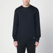 [Prada] Blue recycled silk jumper 50 IT Blue