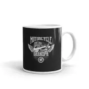 Motorcycle Grandpa Cool Ride Coffee Tea Ceramic Mug Office Work Cup Gift