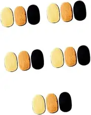 BESTOYARD 5sets Shining Buffing Glove for Leather Products Shoe Care Tools Garment Cleaning Glove Soft Imitation Sheepskin Easy to Use for Polishing 3pcs*5