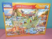 White Mountain Puzzle National Parks 1,000 Piece Jigsaw Puzzle 24 x 30 Sealed