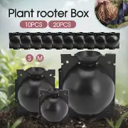 5/10xPlant Rooting Device High Pressure Propagation Ball Root Grow Grafting Box