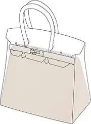 [DGAZ] Purse Pillow Shaper Insert for Hermes Hac Bags, Silky Pillow Shaper for Luxury Handbags
