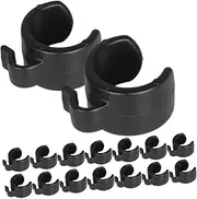 SWOOMEY 25Pcs Mic Stand Clips Durable Cable Holder for Microphone Stands and Keyboards Securely Organizes Cables Easy Snap Design