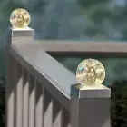 2PK Solar Post Cap Lights -Waterproof Outdoor Cap Lights for Deck, Fence, Patio,