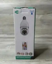 Lybuorze 3MP Light Bulb Smart Security Camera 2.4Ghz Wifi Light Socket