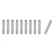 4x12mm Dowel Pins, 10pcs Round Head Flat Chamfered End Dowel Pin