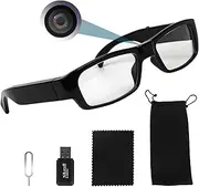 32G Camera Glasses, Spy Camera Glasses with Video Digital Super Slim 1080P Smart Glasses Lens for Outdoor Sport