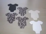 Halloween Baby Shower Decorations Skeleton 24 Cardstock One Piece Die Cut Outs