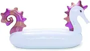 Swim Ring Airbeds Pool Floats 220cm Giant Hippocampus Inflatable Pool Float Water Party Fun Toys Riding Air Mattress Recliner Swim Ring LWX
