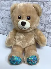 Build A Bear Tan Happy Birthday Teddy Bear Plush Stuffed Animal Musical Soft 15”