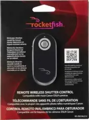 New Rocketfish Remote Wireless Shutter Control For Canon Digital DSLR Cameras