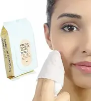 Nyamah Sales Makeup Remover Wipes Face Cleaning Wet Tissue Paper for Women and Girls 28 Wipes