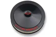 ACDelco Air Filter Assembly 14 in. Diameter Round Steel Carbon Fiber Look 3 in. Filter Height Bowtie Nut Each