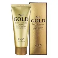在飛比找Yahoo!奇摩拍賣優惠-Anjo 24K黃金養膚洗面乳(100ml)