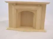 Jamestown Fireplace wooden dollhouse furniture #2403 1/12 scale miniature