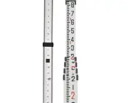Benchmark | 710-20-BM | 9' Dual Sided Aluminum Grade Rod | Feet/8ths