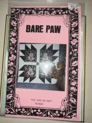 Bear paw quilt pattern cut out by K Hanson
