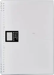 Jim King Ring Notebook Tefurenu A4 Transparent 9856TTE Tow