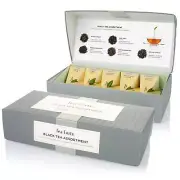 Black Tea Assortment Gift Set with 10 Premium Pyramid Tea Bags and Flavors