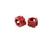 Olympic Barbell Snap Locks (Red)