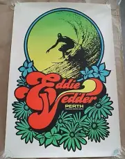 Eddie Vedder Perth 2011 poster Ames Bros Pearl Jam