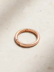 [MARIA TASH] MARIA TASH - 6.5mm 14-karat Rose Gold Hoop Earring - One size One size Gold
