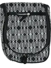 Sage & Emily Womens Classic Black And White Hanging Bath and Body Organizer