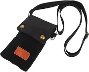 MOTHNUR Versatile Mini Phone Bag for Women Stylish Canvas Crossbody Wallet with Shoulder Strap for Daily Carry