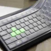 1 x Universal Clear Keyboard Skin Protector Silicone PC Computer Desktop new~