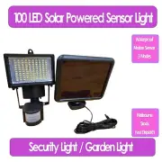 100 LED Sensor Solar Lights Outdoor Security Motion Detection Flood Light