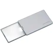 ESCHENBACH Portable Loupe Easy Pocket 3x Magnification with LED Light Silver 152