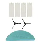 Upgrade Your For Cecotec Robot Vacuum Side Brushes Mop Cloths and Filters Set