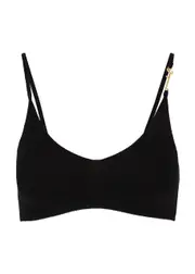 Jacquemus Le Bandeau Pralu Rib-knit bra top - Black M (UK12 / M)